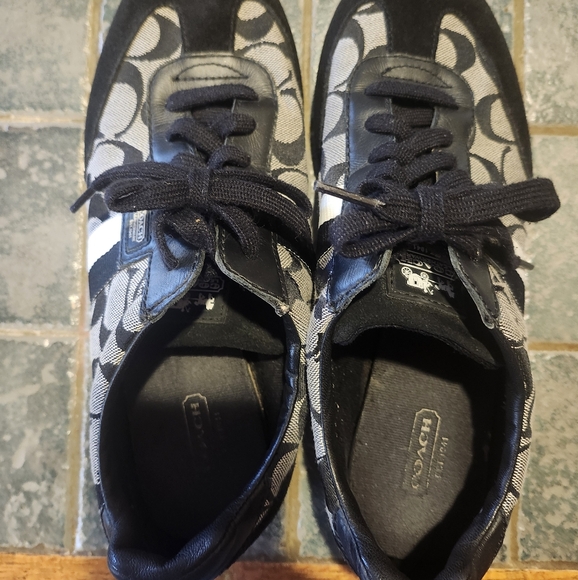 Coach Black and Gray Sneakers - Picture 1 of 3